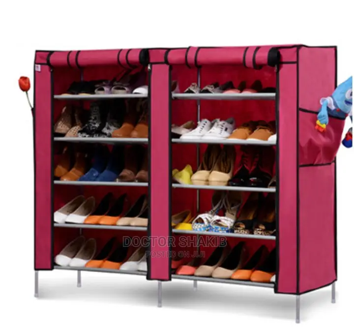 Wooden Frame Shoe Rack