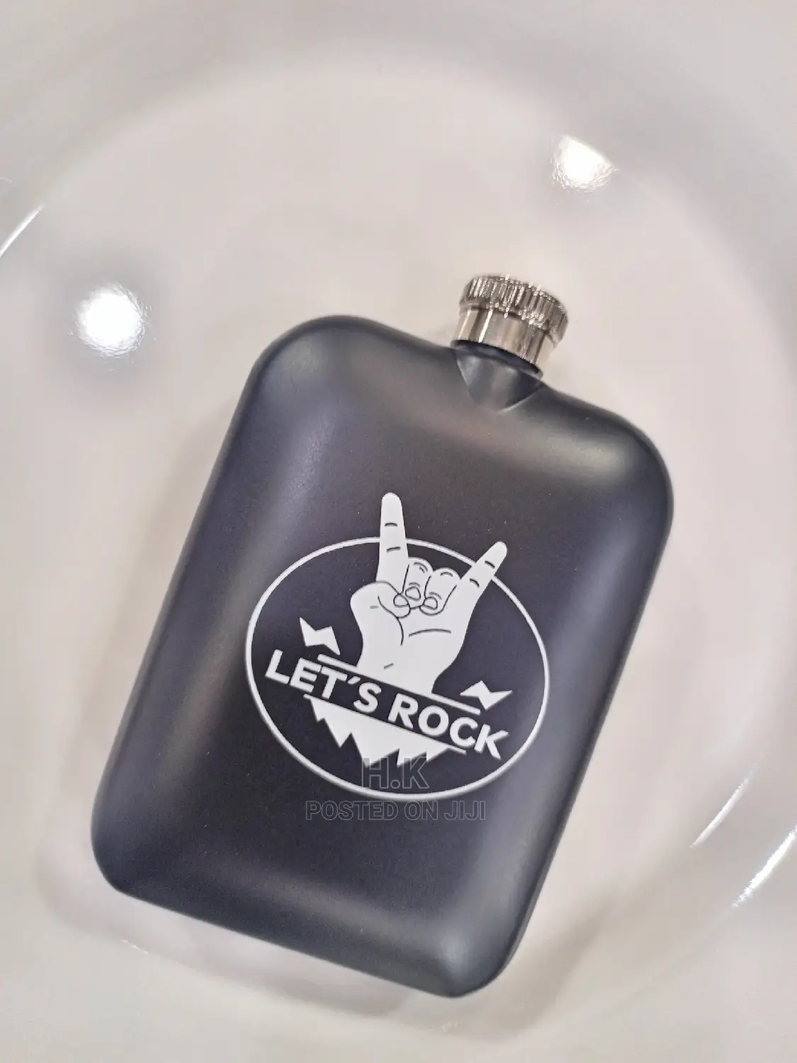 Black Hip Flask