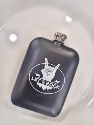 Black Hip Flask