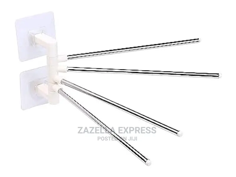 Stainless Steel 4 Bar Towel Rack for Bathroom Towel Holder