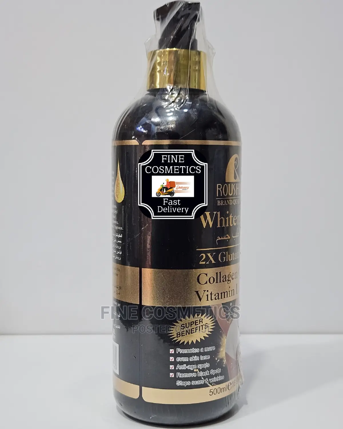 Roushun Whitening and Toning Lotion + Glutathione+Collagen