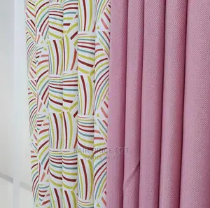 Classy Curtains 45000per Metres.( Red)