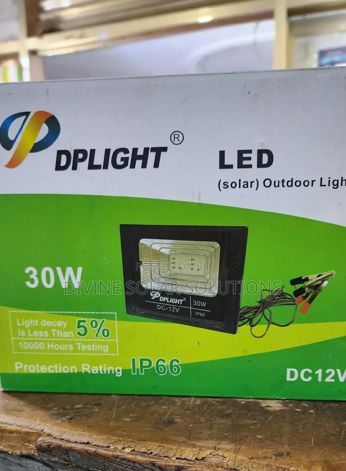 30w DP Solar Flood Light IP66