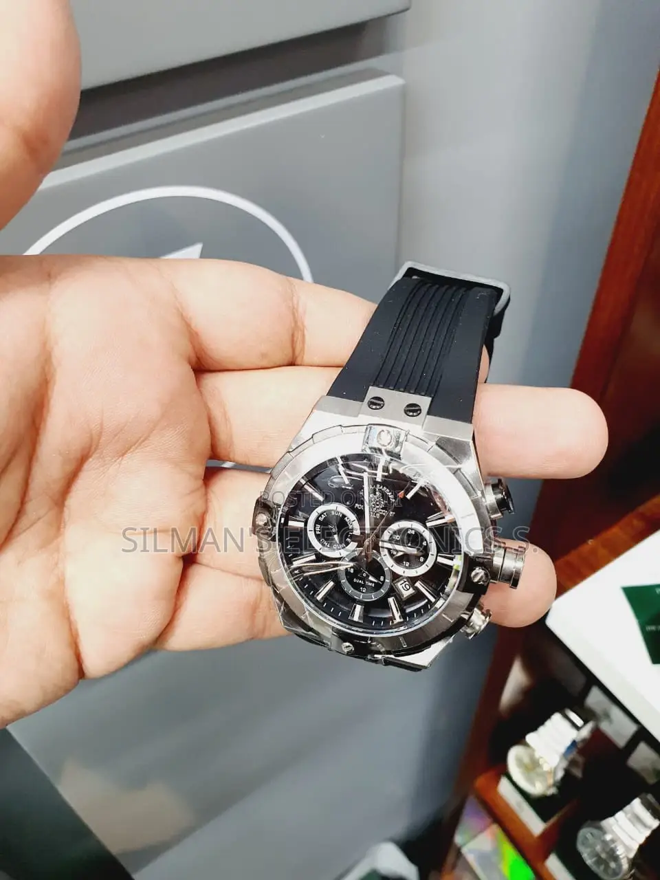 Santa Barbra Polo Watch Rubber Black