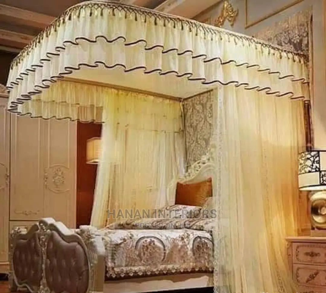 2 Stands Rail Mosquito Net