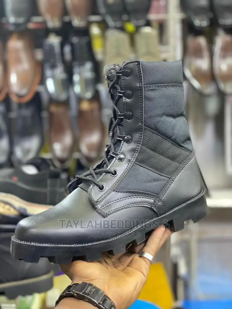 Jungle Boots 8" Military Style GI Leather Combat Army Boot