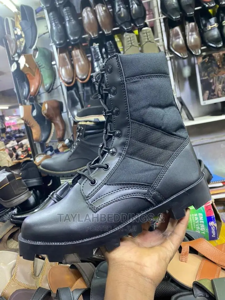 Jungle Boots 8" Military Style GI Leather Combat Army Boot