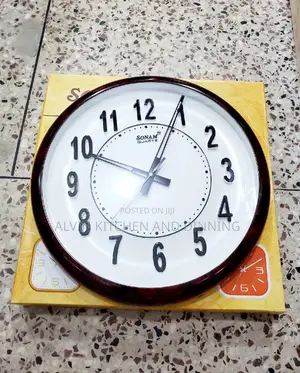 Wall Clock Silent Non Ticking 10 Inch.