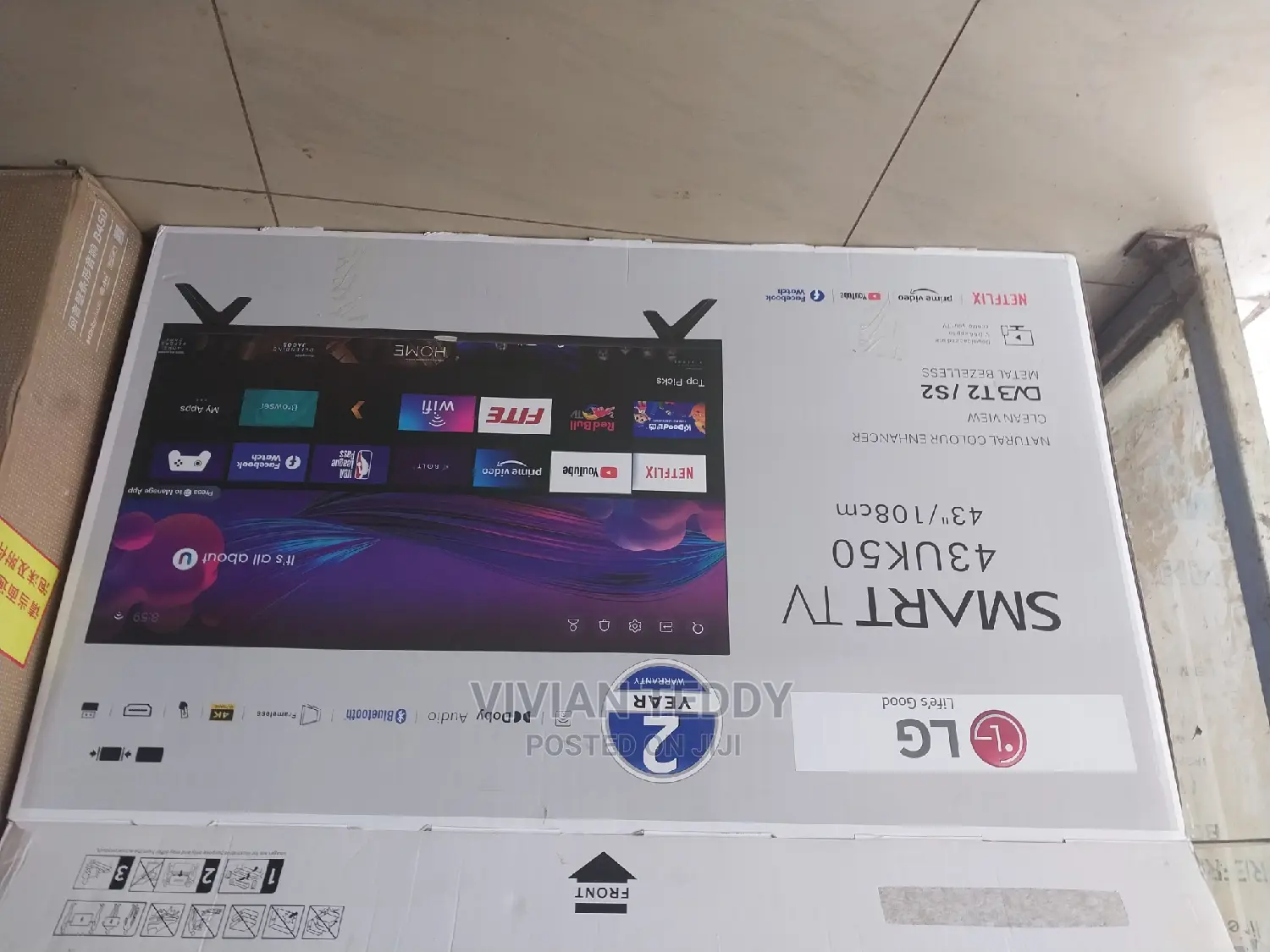 Brand New Boxed 43" Led Lg TV Smart