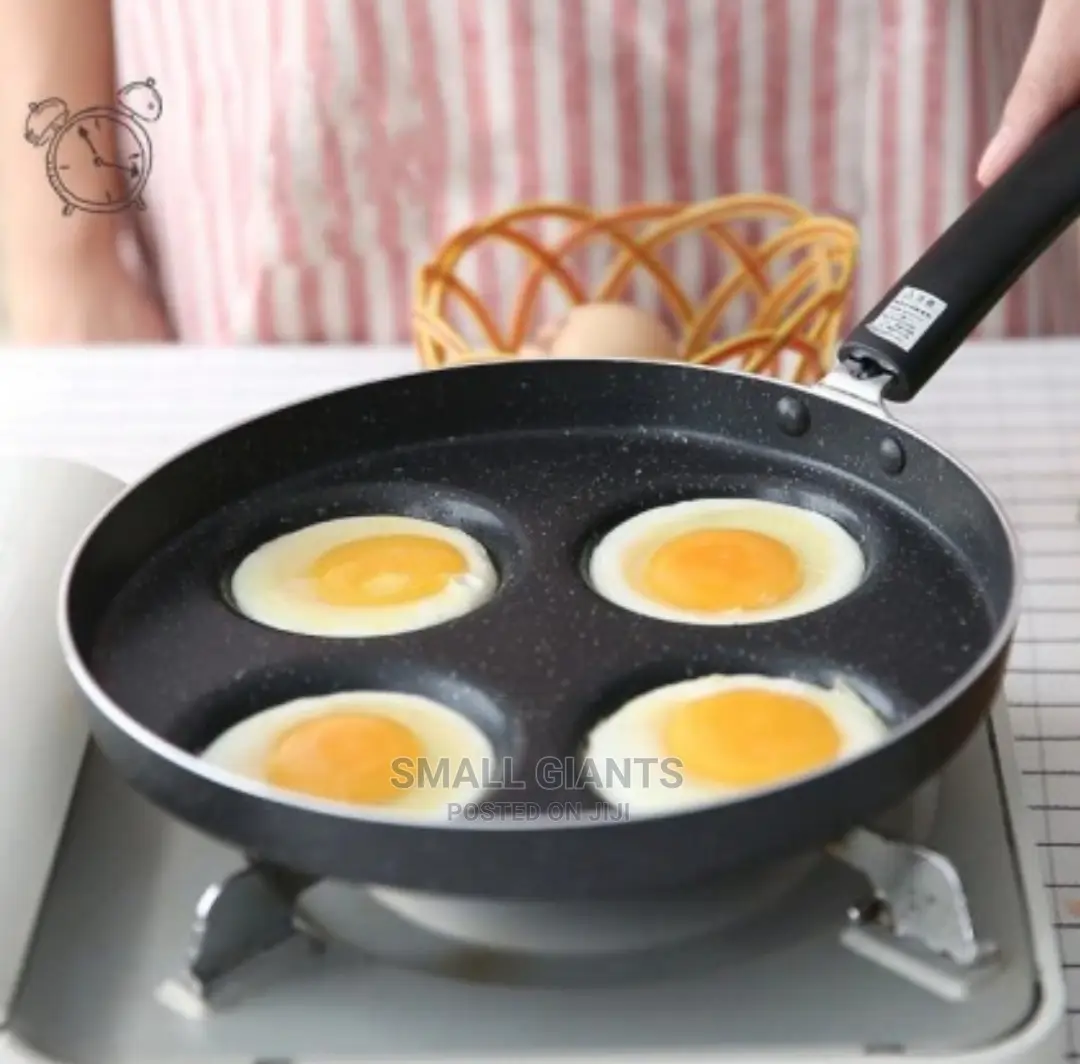 Circular 4 Dimples Non-Stick Frying Pan