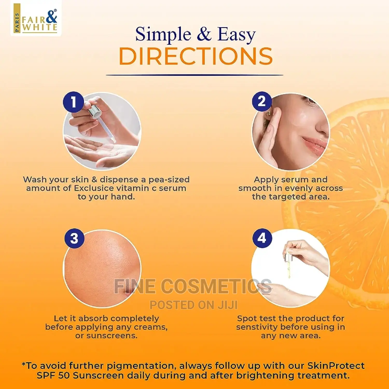 ORIGINAL Fair and White Exclusive Whitenizer Vitamin C Serum