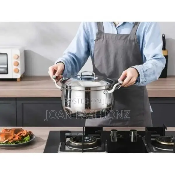 10pcs 22,24,26,28,30cm Stainless Steel Saucepans Cooking Pot