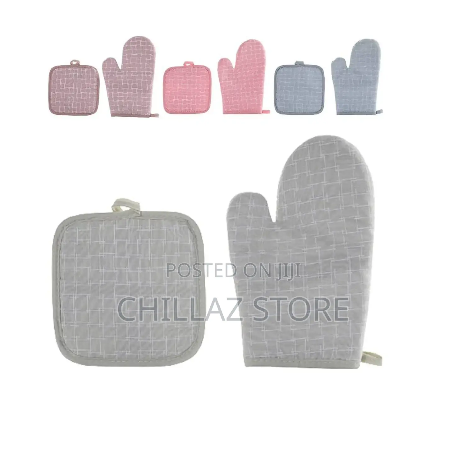 1pair Oven Mitts Kitchen Heat Resistant Oven Gloves.