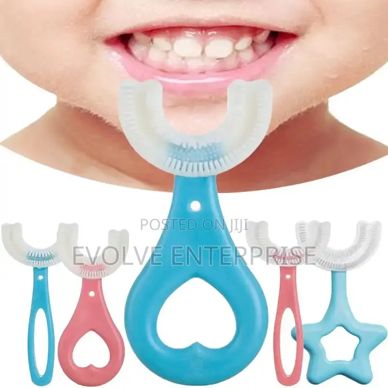 Children Toothbrush Kids 360 Degree U-shaped Toothbrush