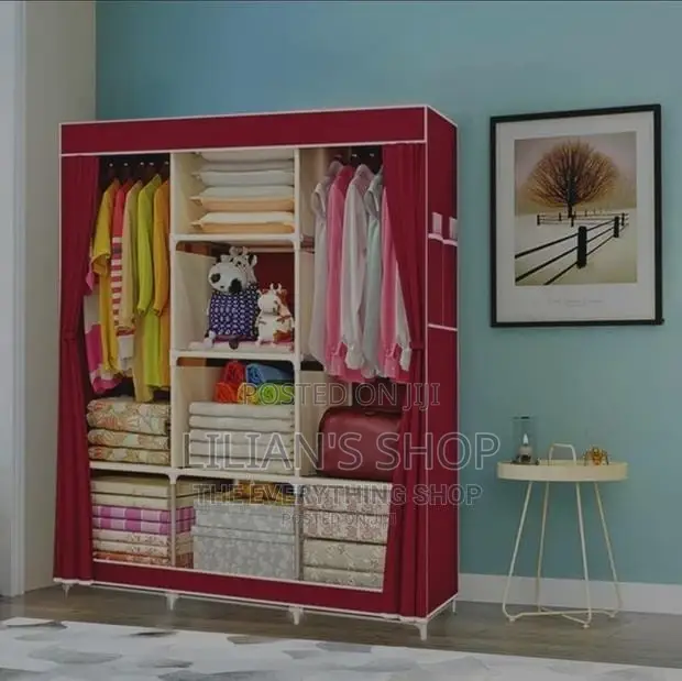 Portable Wooden Frame Wadrope/Closet