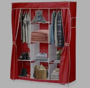 Portable Wooden Frame Wadrope/Closet