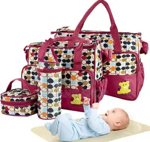 Complete 5pcs Mummy Diaper Bag