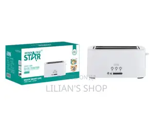Winning Star 4 Slice Electric Bread Toaster -White