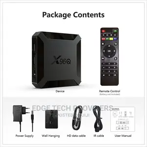 Tv Box Android 10 X96Q 2GB 16GB Smart TV Box Set Up Box
