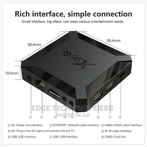 Tv Box Android 10 X96Q 2GB 16GB Smart TV Box Set Up Box