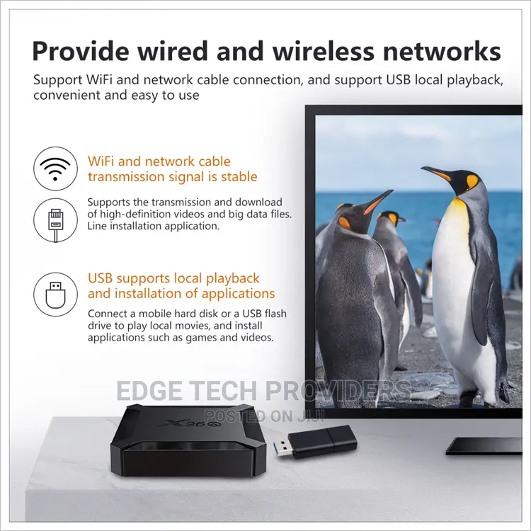 Tv Box Android 10 X96Q 2GB 16GB Smart TV Box Set Up Box