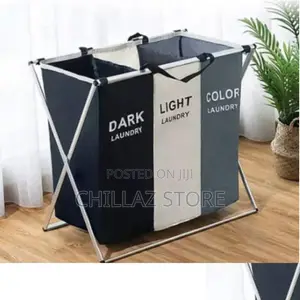 3section Foldable Laundry Basket.