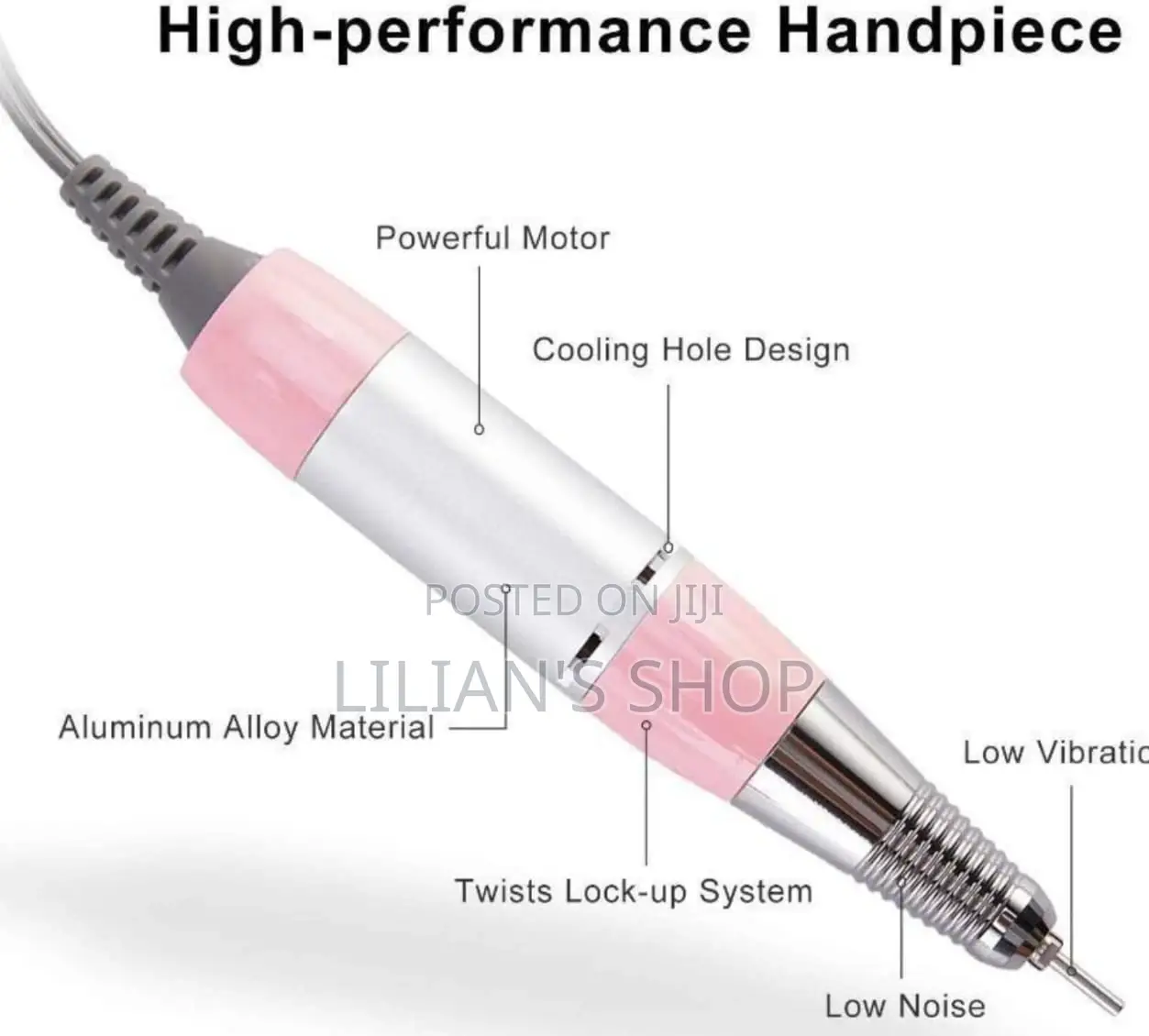 Professional Electric Nail Drill Handpiece/Pen Handle