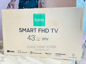 43 Inch Smart Tv/ Synix 43 Inch Tv / Smart Tv/ 43 Smart Tv