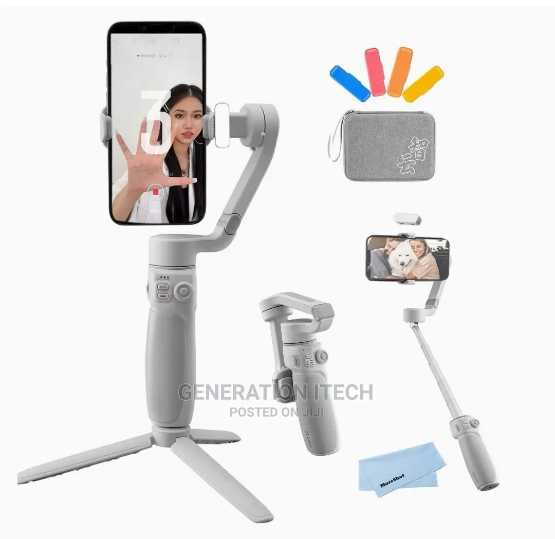 Smooth Q4 Gimbal Stabilizer for All Phones With Light