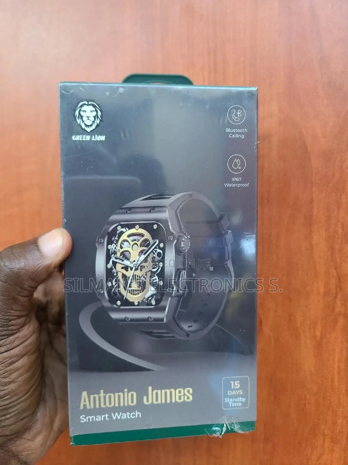 Green Lion Antonio James Smart Watch Black
