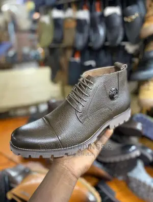 Timberland Men's Casual Leather High-Top Boots Abound Taupe