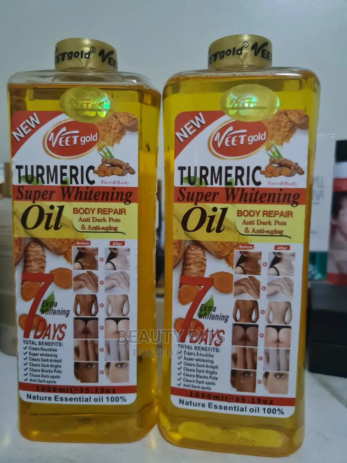 Veet Gold Tumeric Oil