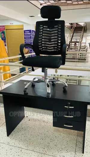 Office Chair and Desk