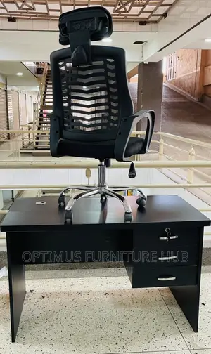 Office Chair and Desk