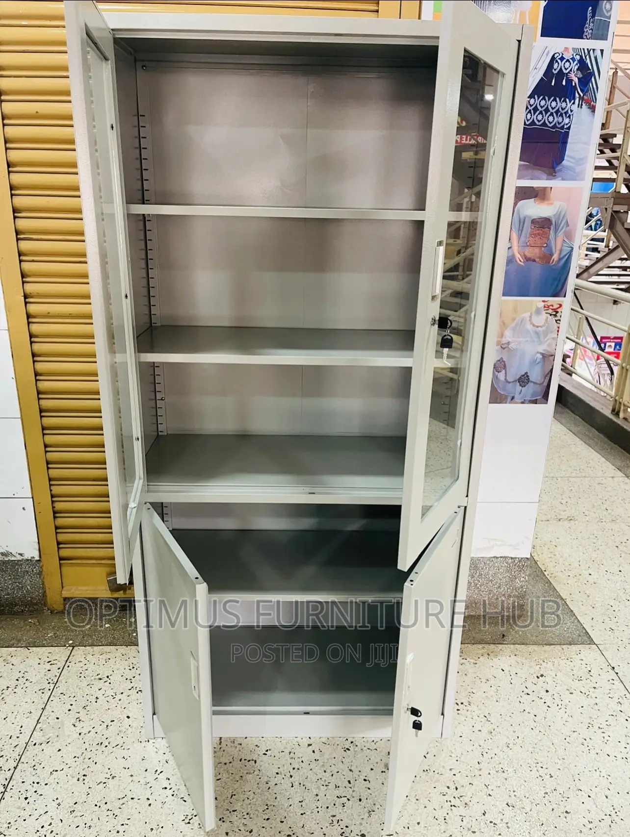 File Cabinet (Half Glass)