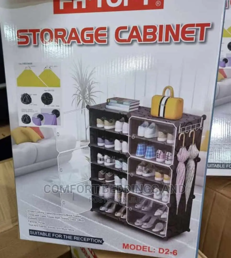 Two Column Plastic Shoe Rack