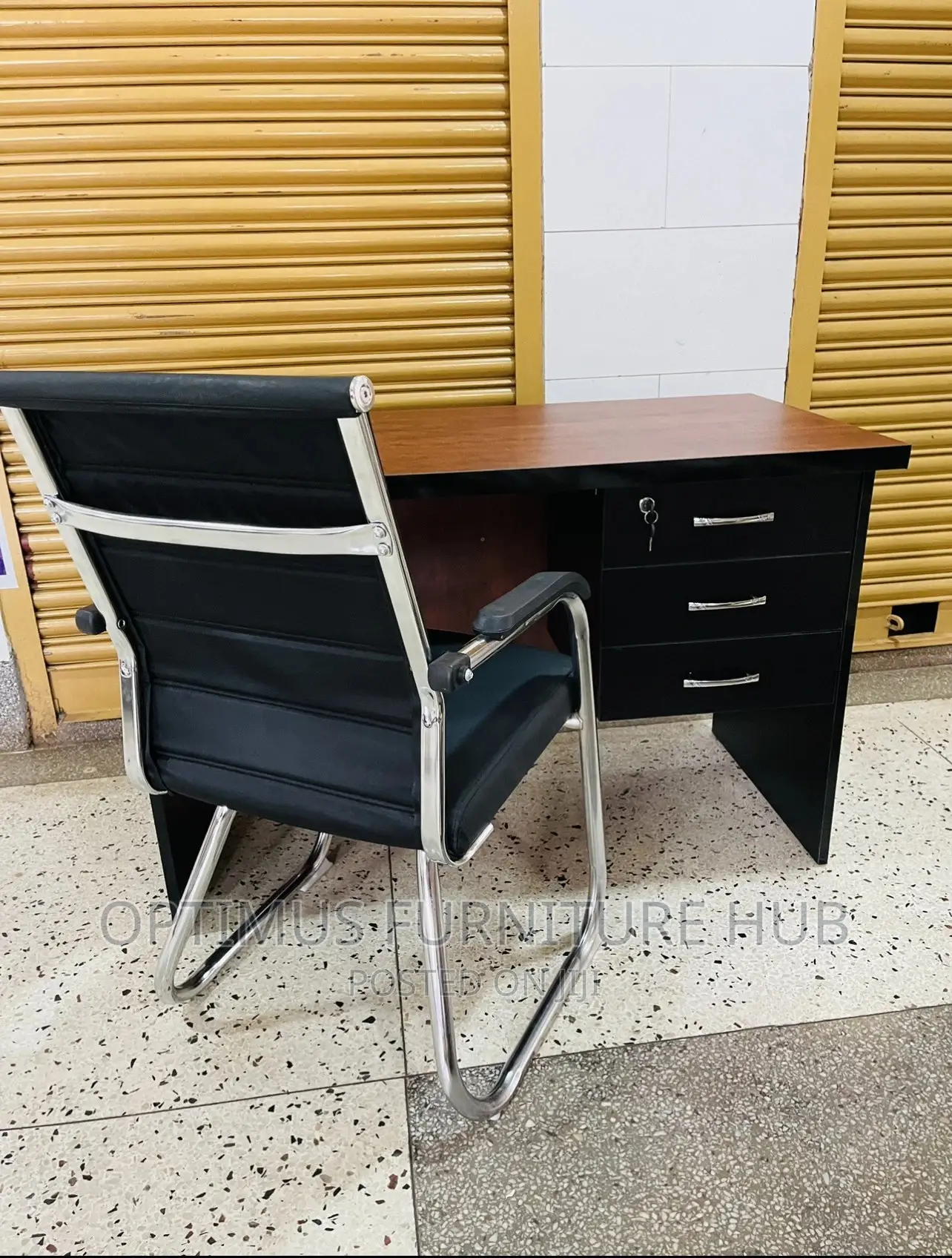 Office Desk and Chair.