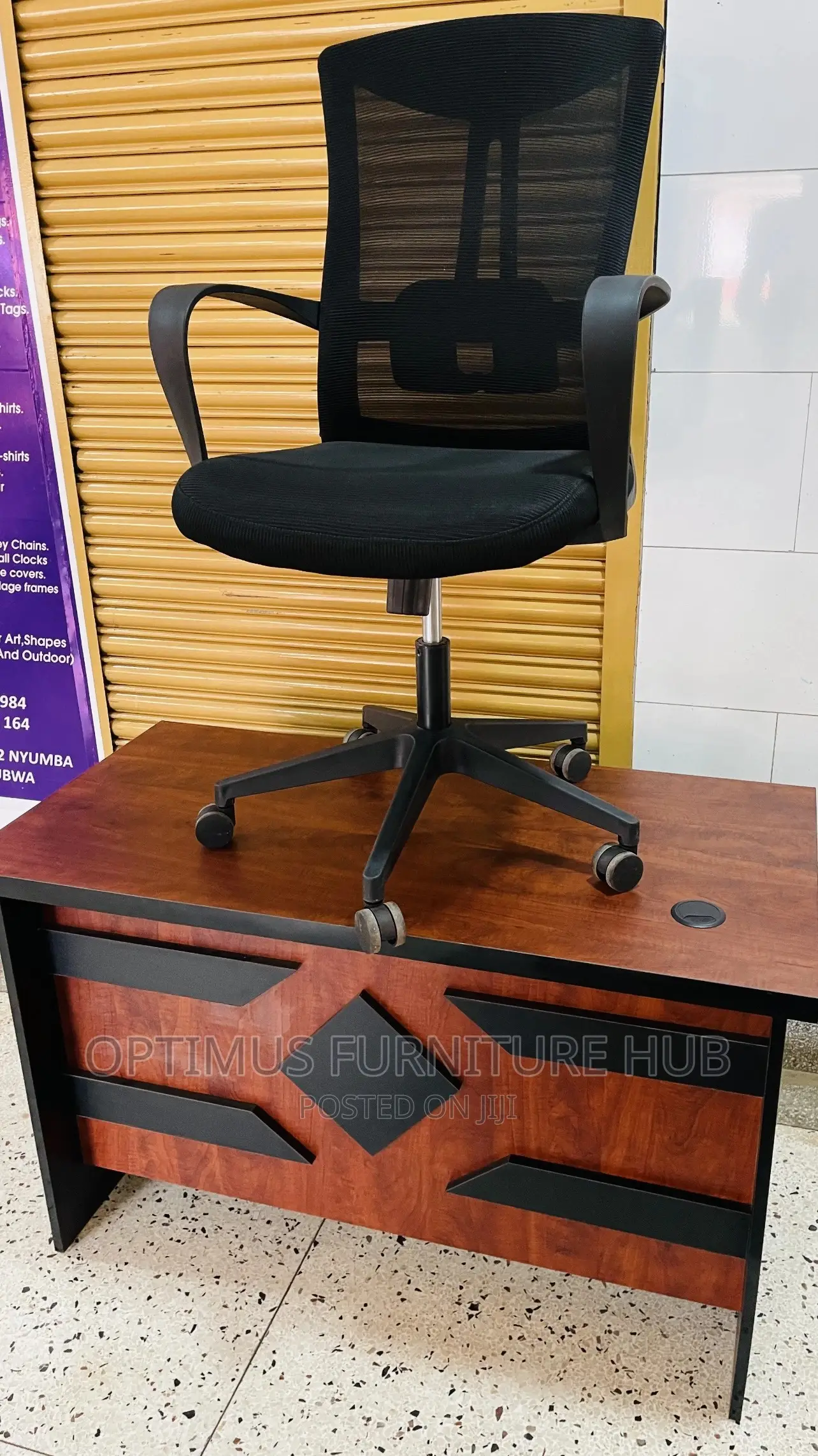 Office Desk and Chair (Lumbar)