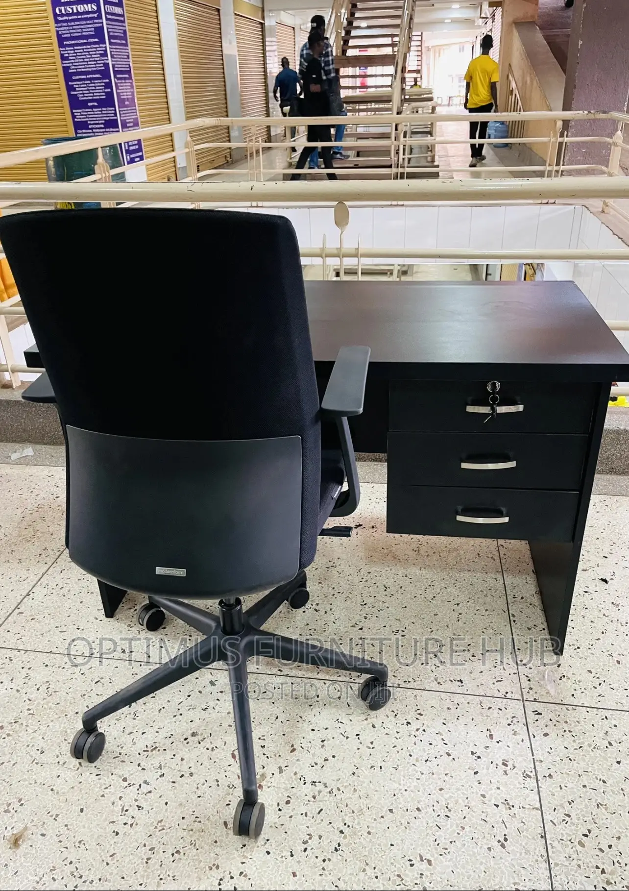 Black Combo (Chair and Desk)
