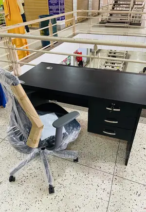 Photo - Office Desk and Modern Chair