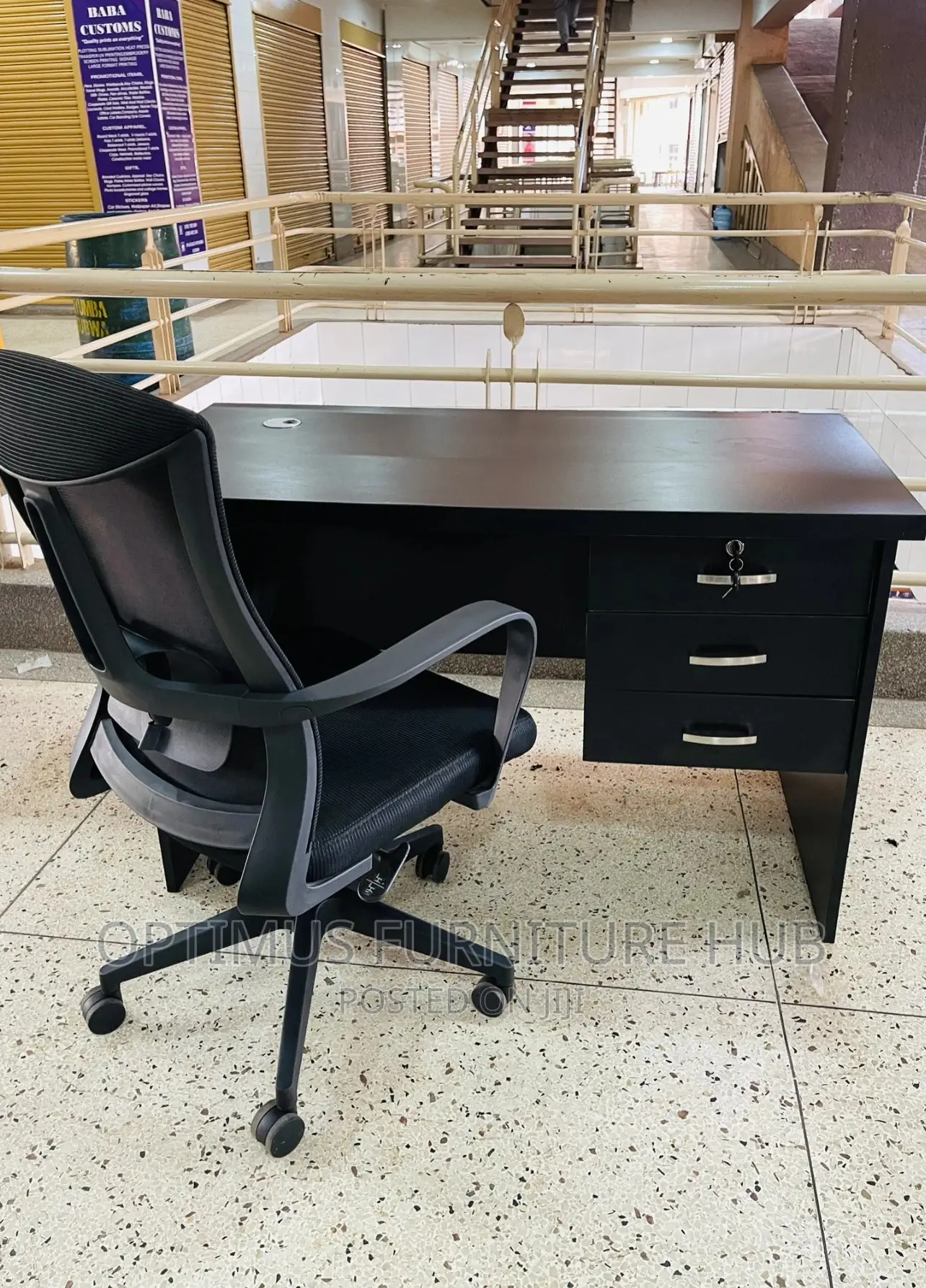 Office Desk and Office Chair
