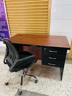 Office Desk and Chair (Double Gear)