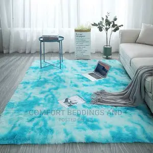 Fluffy Carpet Blue