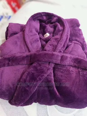 Cotton Bathrobes Purple