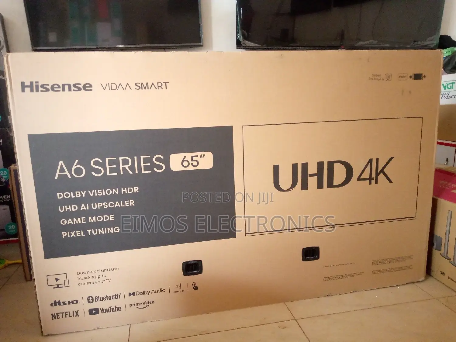 65 Inches LED Hisense Smart TVS