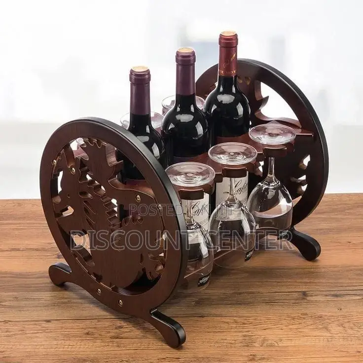 Wine Glass and Wine Bottle Holder