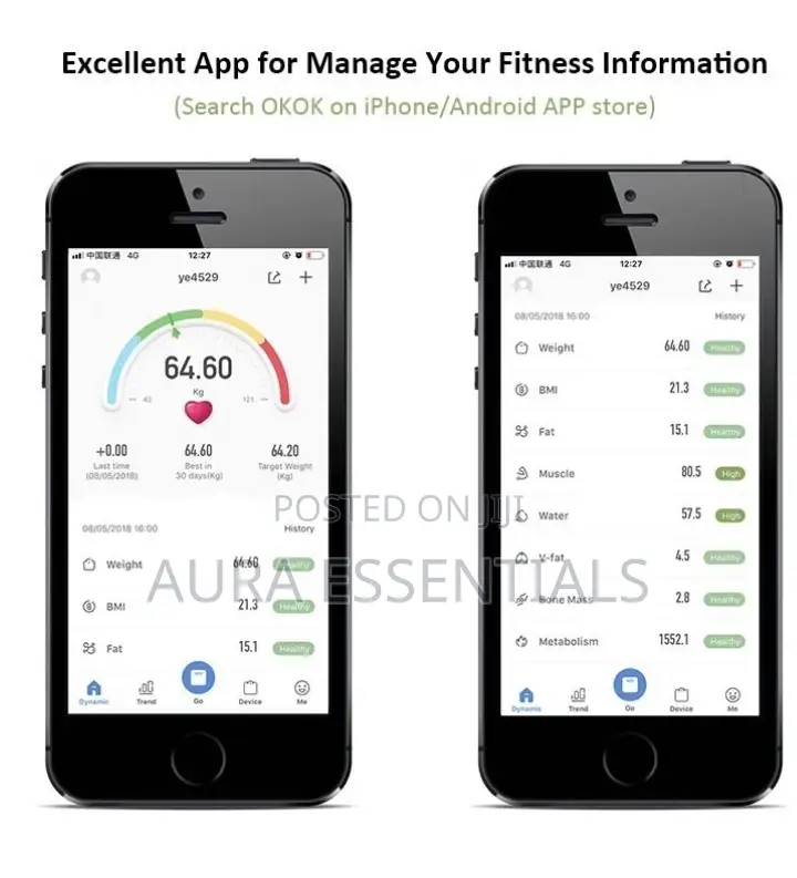 Bluetooth Bathroom Scale