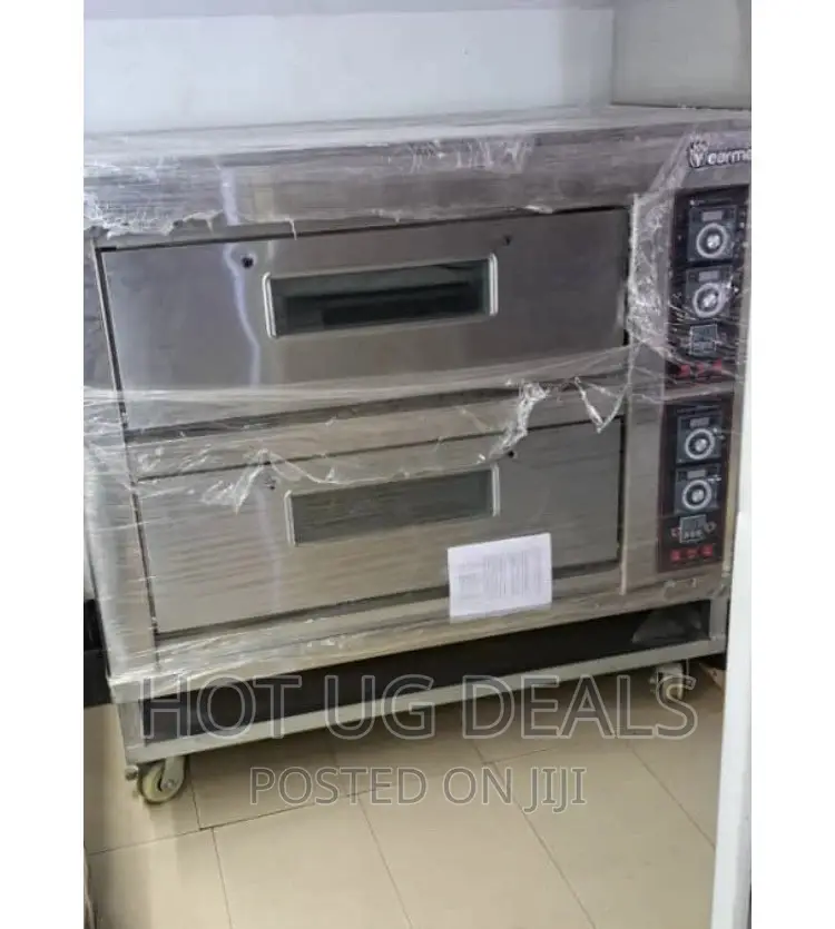 Yearman 2 Commercial Electric Baking Oven With 4 Trays- Deck