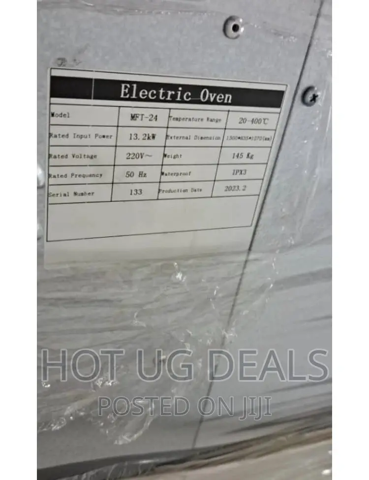 Yearman 2 Commercial Electric Baking Oven With 4 Trays- Deck
