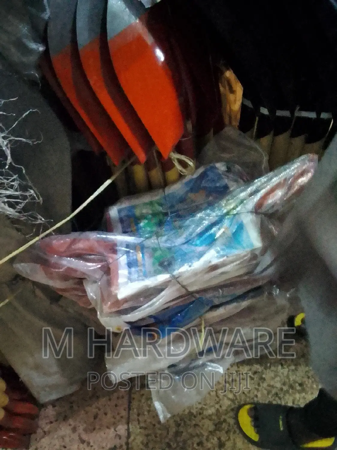 Garden Tools, Hoes,Panga, Pick Axe ,Axe , Spades , Wire Etc